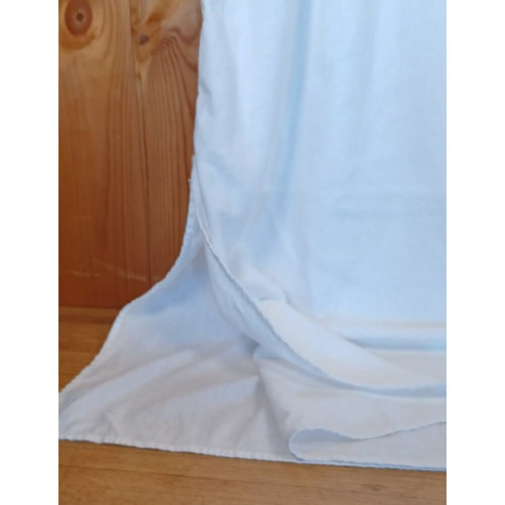 Old Navy White Linen Blend Maxi Dress XL Beach Resort Coastal Sundress - Picture 6 of 7